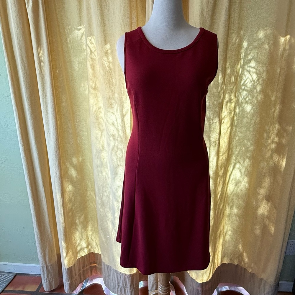 Old Navy Red Fit and Flare Dress